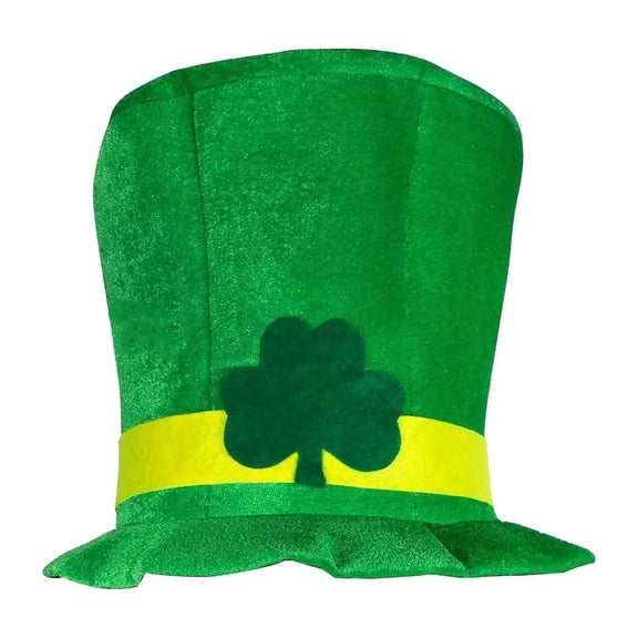 St. Patrick Day Tree Topper Hat Green Headwear Irish Top Head Accessory St. Patrick's Day Hats for Men Party Favors