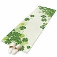 thumbnail image 1 of St Patrick Day Washable Area Rug&nbsp;2x6ft Modern Watercolor Spring Gradient Green Shamrocks Soft Rectangle&nbsp;Rugs for Living Room, Non Slip Carpet for Bedroom&nbsp;Entryway Dining Room, 1 of 9