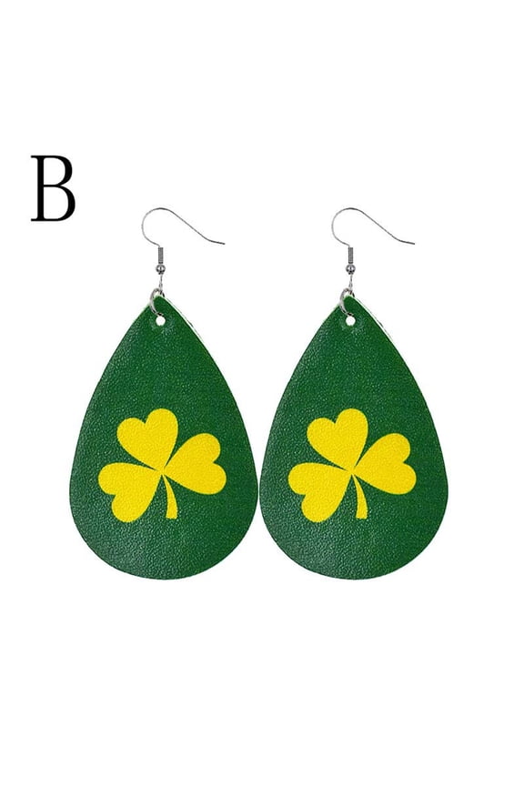 St. Patrick Earrings for Women, Irish Themed Green Hat Dangle Earrings, Fashion Jewelry Accessory for Everyday Wear and Holiday Celebration, General Purpose Decorative Earrings
