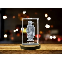 St. Patrick | Religious 3D Engraved Crystal