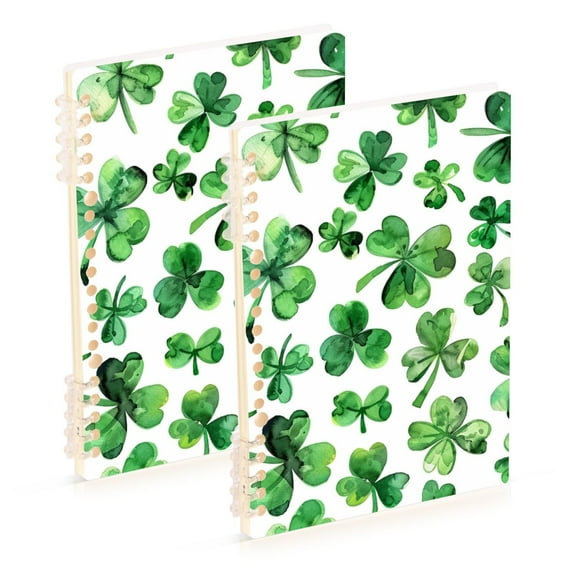 St Patrick Ring Binder Notebook Journey Note Diary College Ruled Spiral Notebook Study Loose Leaf Paper A5 60 Pages