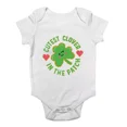 thumbnail image 1 of St Patrick'S Day Baby Grow Vest Cutest Clover Irish Bodysuit Boys Girls Gift Cute Baby Onesie, BABY BODYSUIT LAT 4424, 1 of 3
