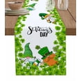 thumbnail image 1 of St. Patrick'S Day Dwarf Border Clover Table Runners for Dining Room Coffee Home Decor Tablecloth Table Cover, 1 of 5