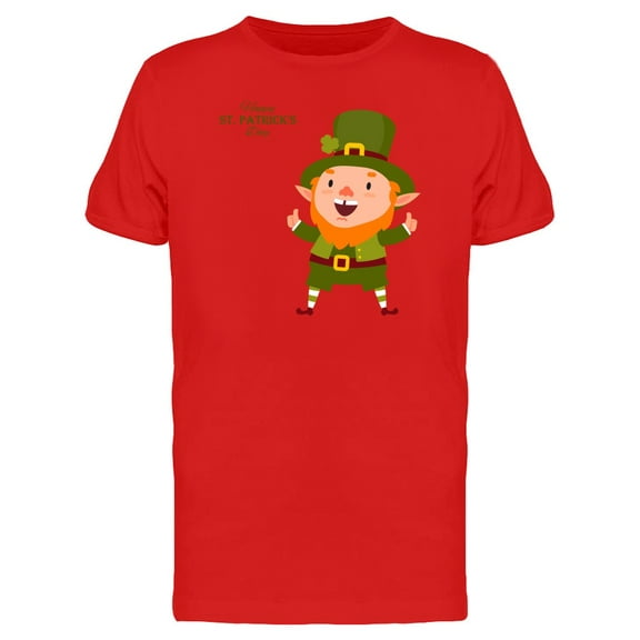 St.Patrick 'S Day Leprechaun T-Shirt Men -Image by Shutterstock, Male x-Large