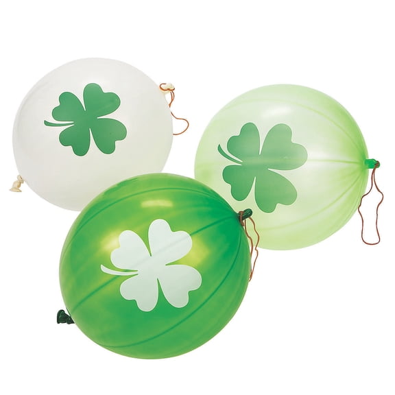 St. Patrick'S Day Punch Balloon - Party Favors - 12 Pieces