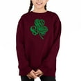 thumbnail image 1 of St. Patrick'S Day Shamrock - Girl's Word Art Crewneck Sweatshirt, 1 of 3