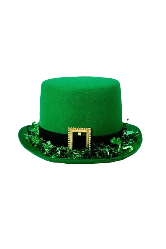 St. Patrick Top, Country Hats, St. Patrick Merch, St. Patrick Hats, Cowgirl Hats, St. Patrick's Day Cowboy Hat for Women Man 2026 Irish Shamrock Pattern Happy St. Patrick's Day Party Hats, Adult-F