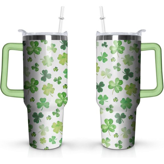 St.Patrick''s 40 oz Tumbler with Handle