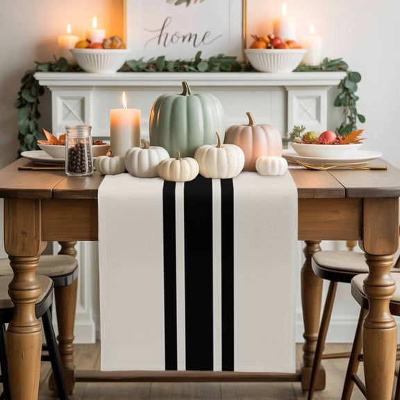 St. Patrick's Cotton Linen Table Runner, Washable Table Runners for Kitchen, Dining Room, Holiday, Home Party Table Decor, 13x36 Inches