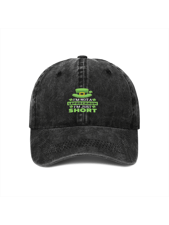 St. Patrick's Day 4 Leaf Clover Adjustable Baseball Cap - Irish Shamrock Hat for Men & Women