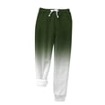 thumbnail image 1 of St. Patrick's Day AXXD Green Capri Pants for Women Summer High Waist Velvet Casual Printed Span Warm Long Pants Leggings with Pocket Mother's Day, 1 of 2