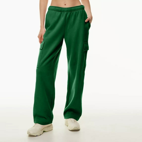 St. Patrick's Day AXXD Womens Sweat Pants Green Fall High Waist Joggers Casual Trousers Drawstring With Multi-Pockets Long Pants Valentine's Day