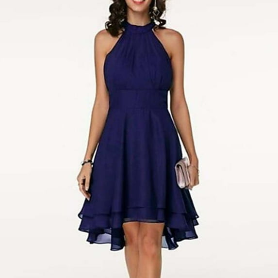 Axxd Dresses For Women 2025,Cocktail Dresses Round Neck Sleeveless