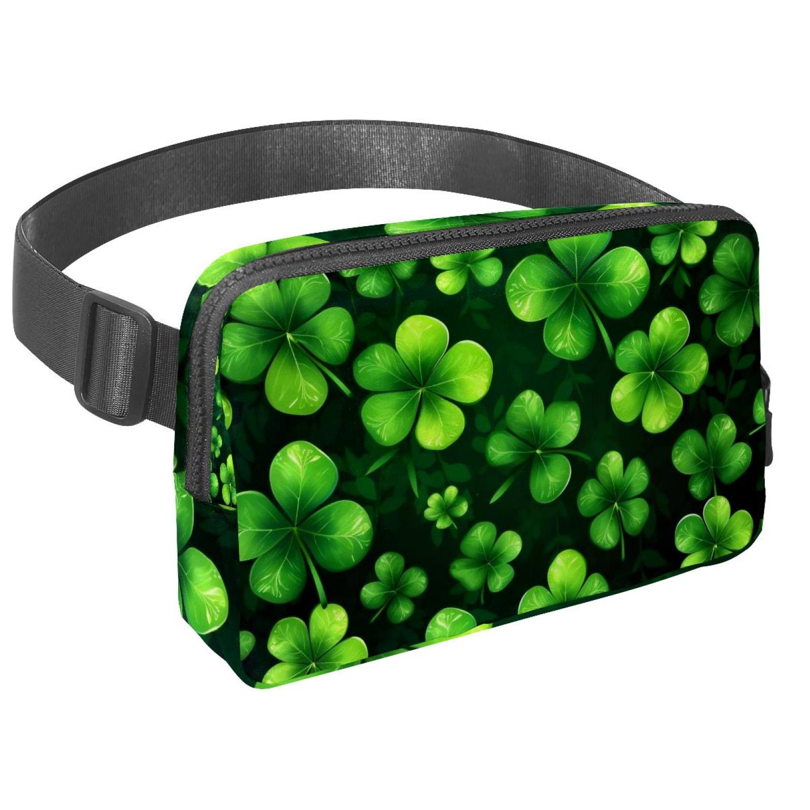 St. Patrick's Day Adjustable Lightweight Waist Bag Crossbody Fanny Pack with Extension Strap for Men and Women
