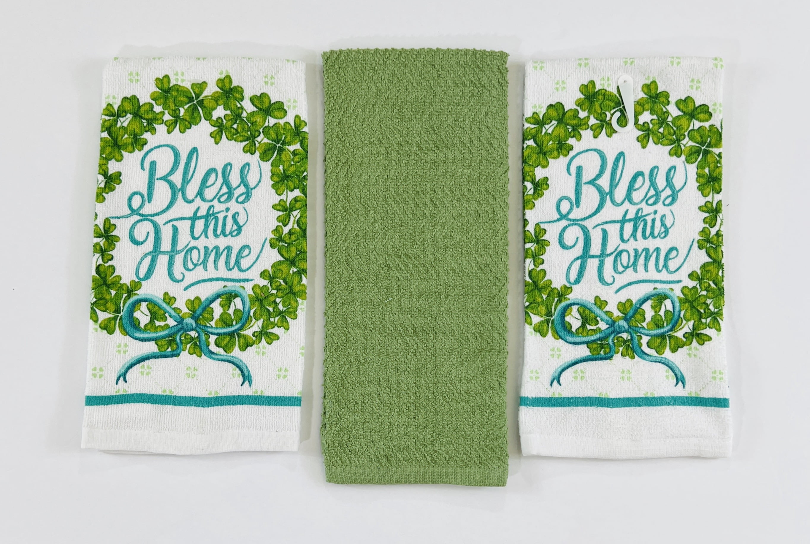 St. Patrick s Day Assorted Towels Fun Lucky Irish Dog Towels to Brighten Your Room Kitchen Dish Towels Bathroom Hand Towels Easy Decoration Walmart