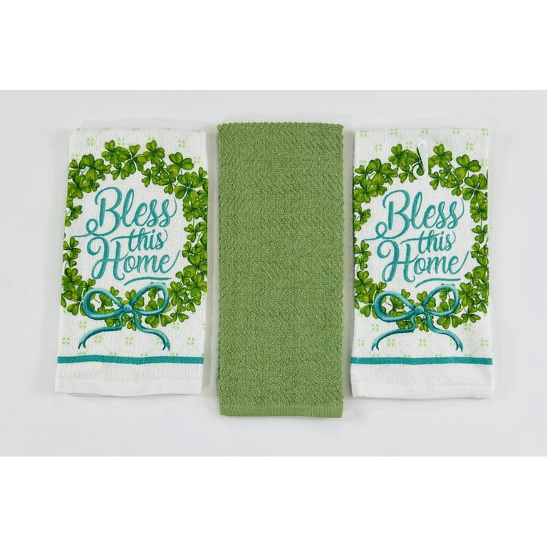 St. Patrick s Day Assorted Towels Fun Lucky Irish Dog Towels to Brighten Your Room Kitchen Dish Towels Bathroom Hand Towels Easy Decoration Walmart