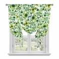 thumbnail image 1 of St. Patrick's Day Balloon Curtains for Bedroom/Front Door/Bathroom, Lucky Shamrocks Spring Country Leaves Tie Up Curtains 63 Inch Length Light Filtering Kitchen Curtains Shades for Windows 46"x63", 1 of 8