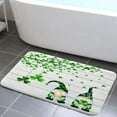 thumbnail image 1 of St. Patrick's Day Bathroom Rugs, Shamrock Rug St. Patrick's Day Bath Mats Absorbent Mat for Shower Bathroom, St. Patrick's Day Shamrock Non-Slip Bath Mats for Bath Room Tub Shower Floors Mats (17X29), 1 of 1