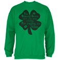 thumbnail image 1 of St. Patrick's Day Blarney Stone Not Only Kiss Irish Funny Mens Sweatshirt Irish Green MD, 1 of 2