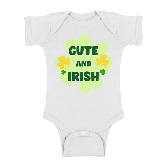 St Patrick's Day Bodysuit for Baby Girls My First Paddys Day Romper 12m 18 Month Irish One Piece Top