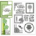 thumbnail image 1 of St Patrick's Day Border Clear Stamp Silicone Clear Stamps Celtic Knot Clear Stamps for DIY Scrapbooking Photo Album Decorative Cards Making Word 6.3X 4.33x 0.12inch for DIY, 1 of 7