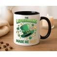 thumbnail image 1 of St PatriC1KS Day Mug, Lucky IriS1H Gnome Coffee Cup, Funnt Patty's Day Gift, S1HAmR1OCk Clover Mug, IriS1H Pride Mug, Gnome Lover Gift, 1 of 4