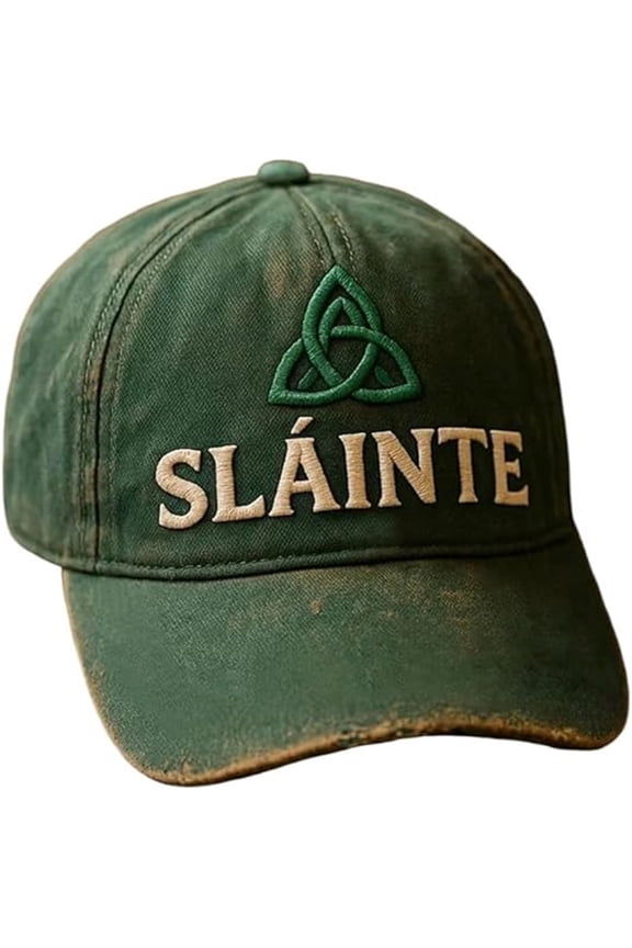 St Patrick’s Day Cap for Ireland Irish Men Women - Stylish Low Profile Baseball Hat with Sweat-Absorbing Lining, Raised Embroidery, and Comfortable Fit