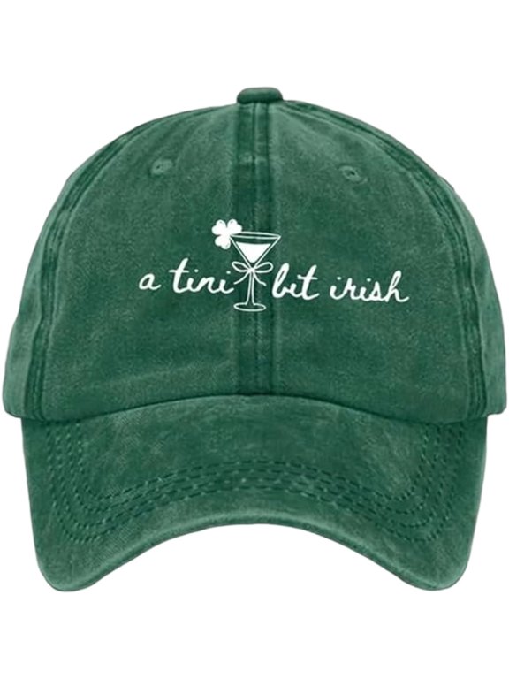 St Patrick's Day Cap for Men & Women - Irish Beer & Clover Embroidery, Stay Cool & Dry, Low Profile Semi-Structured Hat, Great Gift for Mom, Grandpa, Grandma