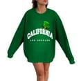 St. Patrick's Day Casual Fashion Festival Print Crew Neck Top