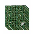 thumbnail image 1 of St. Patrick's Day Cloth Napkins Set of 4 Reusable Dinner Napkins, Spring Green Lucky Shamrock Grass Retro Cocktail Napkin Washable Table Napkins for Wedding/Holiday Party/Baby Shower 20"x20", 1 of 7