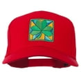thumbnail image 1 of St Patrick's Day Clover Leaf Embroidered Cap - Red OSFM, 1 of 5