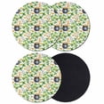 thumbnail image 1 of St. Patrick's Day Coasters Set of 4, Absorbent Coasters for Drinks, Lucky Shamrocks Harp Beer Horseshoes Envelope Coaster for Desk Coffee Table Protection, Home Decor House Warming Gifts 4", 1 of 8