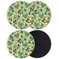 thumbnail image 1 of St. Patrick's Day Coasters Set of 4, Absorbent Coasters for Drinks, Spring Shamrocks Green Love Hats Retro Coaster for Desk Coffee Table Protection, Home Decor House Warming Gifts 4", 1 of 8