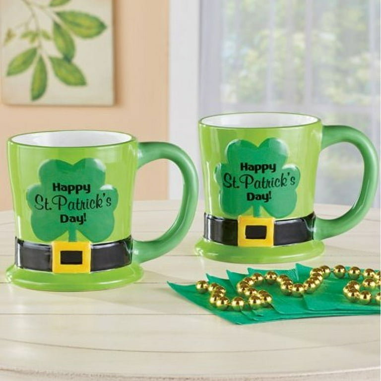 St. Patricks Day 3 Drink Minimum Funny Coffee Mug 