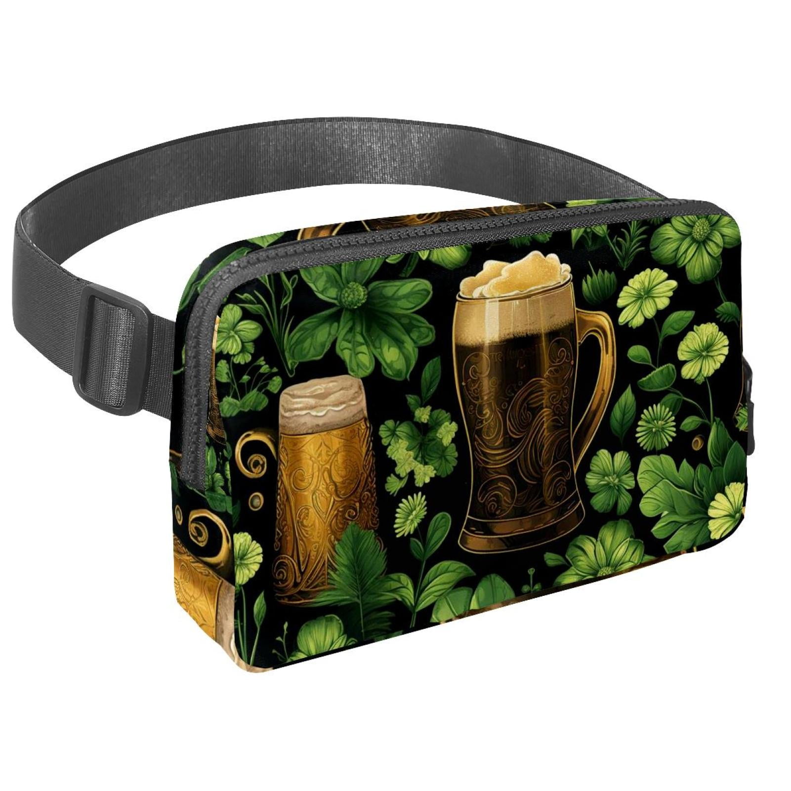 St. Patrick's Day Crossbody Bag Running Belt Belt Bag Lightweight Adjustable with Extension Strap Unisex