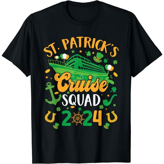 St Patrick's Day Cruise Squad 2024 Funny Family Matching kid T-Shirt
