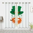 thumbnail image 1 of St. Patrick's Day Curtains, Green Hat Print Curtains, Blackout Curtains for Room Bedroom Decoration(Grommet), 1 of 5