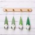 thumbnail image 1 of St. Patrick's Day Decor, 4 Pack St Patrick Day Gnome Ornaments, Irish Saint Patricks Day Hanging Gnomes Plush Handmade Leprechaun Elf Tomet Decorations Spring Gnome Green Clover Hanging Ornament, 1 of 7