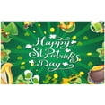 thumbnail image 1 of St. Patrick's Day Decorations Banners Happy St Patricks Day Backdrops,59x35inch St Patricks Shamrocks Background for Irish Luck Day Wall Photography Prop Booth Party Decors, 1 of 6