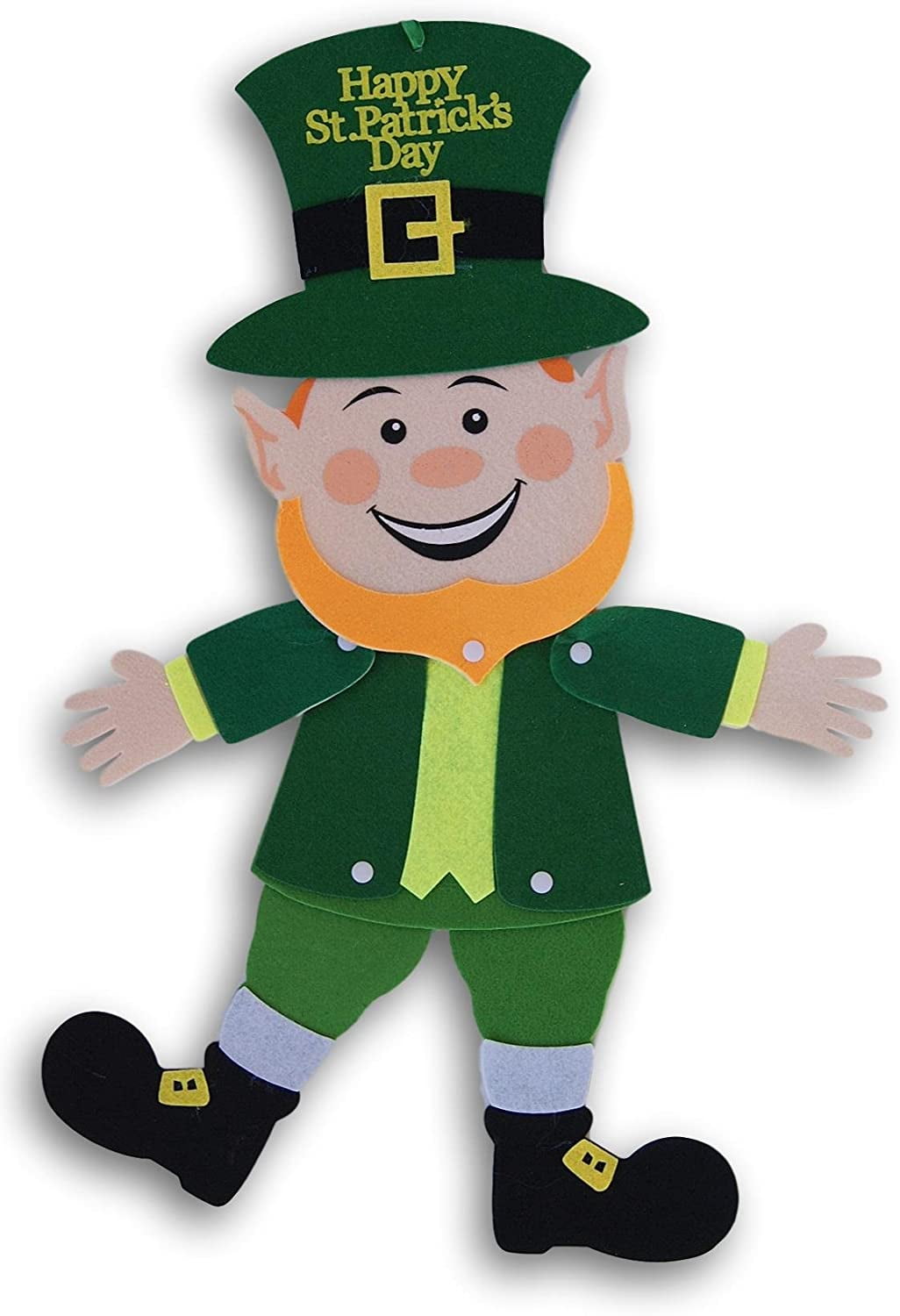 St. Patrick's Day Decorations Leprechaun Jointed Felt Hanging Decoration