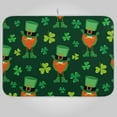 thumbnail image 1 of St. Patrick''s Day Dish Drying Mat for Kitchen Counter 18" x 16" inch - Absorbent Reversible Microfiber Dish Mat, Heat Resistant Drying Pad Dish Drainer Mats for Countertop - Purple, 1 of 5