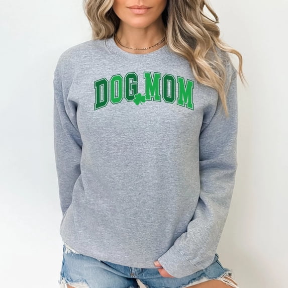 St Patrick's Day Dog Mom Sweatshirt