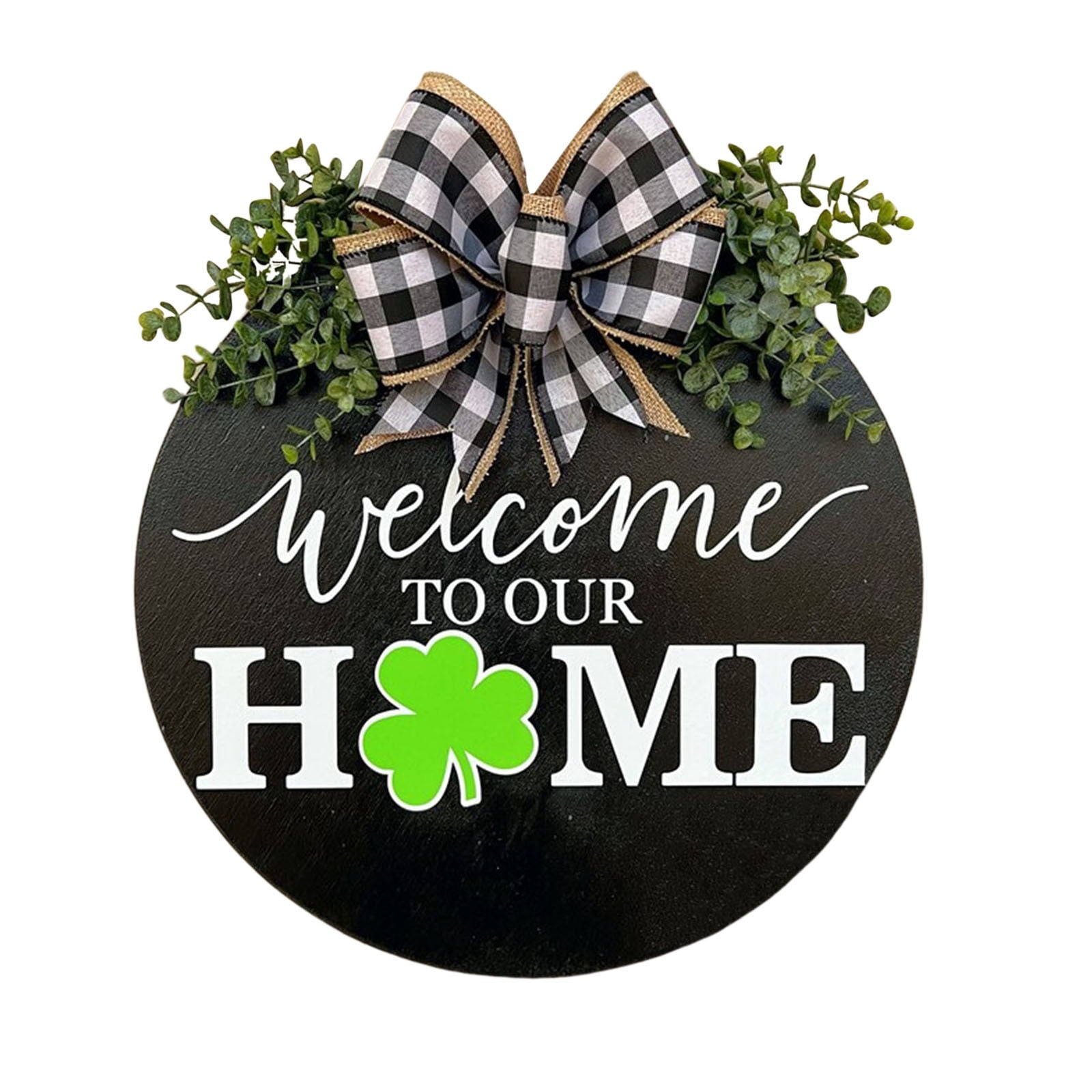 St. Patrick's Day Door Decor Wooden Sign Hanging Wall Decor For The