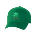 thumbnail image 1 of St Patrick's Day Fitted Hat, Four Leaf Clover Flex Fit Baseball Hat - Clover & Dublin, 1 of 3