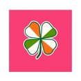thumbnail image 1 of St Patrick's Day Flags, 4 Leaf Clover Banners, St Patricks Day Shamrock Flags, 1 of 1
