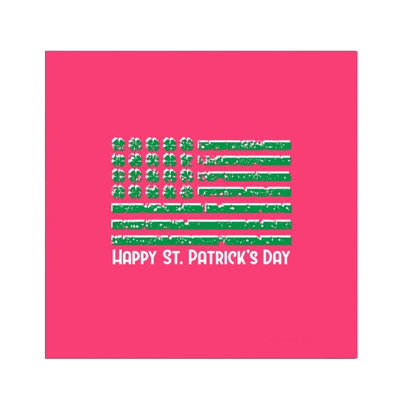 St Patrick's Day Flags, 4 Leaf Clover Banners, St Patricks Day Shamrock Flags