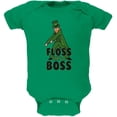 thumbnail image 1 of St. Patrick's Day Flossing Leprechaun Soft Baby One Piece Kelly Green 18-24 M, 1 of 1