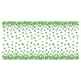 thumbnail image 1 of St. Patrick's Day Four-Leaf Clover Tablecloth, Green Irish Theme Table Cover for Holiday Dinner Party Decor, 108x54in, 1 of 8