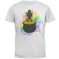 thumbnail image 1 of St. Patrick's Day German Shepherd Gold Lucky Mens T Shirt White 3X-LG, 1 of 1