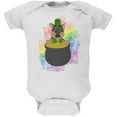 thumbnail image 1 of St. Patrick's Day German Shepherd Gold Lucky Soft Baby One Piece White 12-18 M, 1 of 1